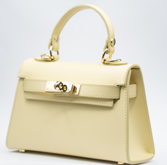 BORSA AFRODITE GIALLO BURRO