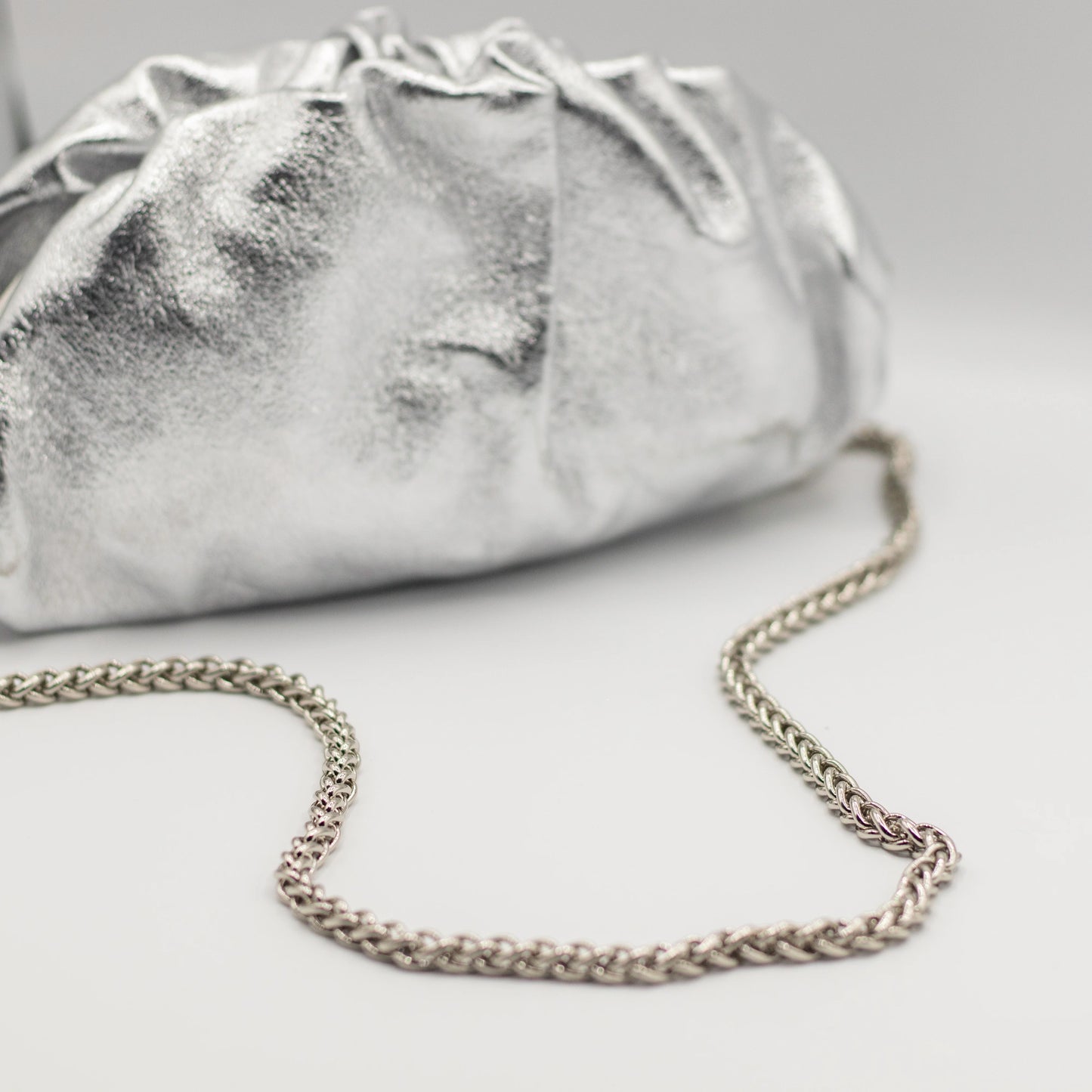 MINI POUCH ARGENTO