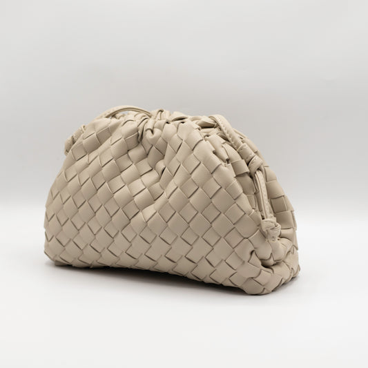 MINI POUCH PANNA INTRECCIATA