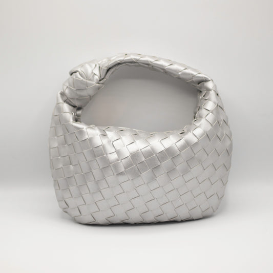 BORSA AURORA SMALL ARGENTO